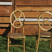 Oak Sandglass chair