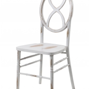 White Wash Sandglass Chair